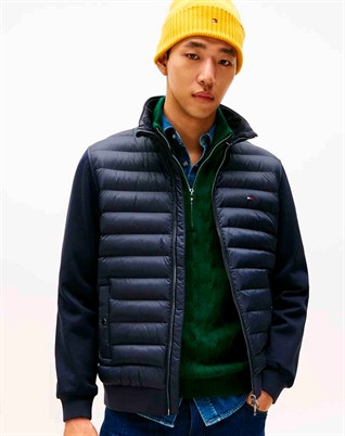 Mix Media ESS RWB Stand Collar Jacke